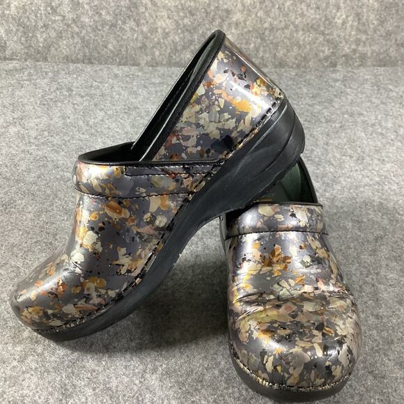 Dansko Pro XP 2.0 Shattered Patent Leather Comfort Clog Women’s Size 39 8.5/9 - Picture 6 of 12